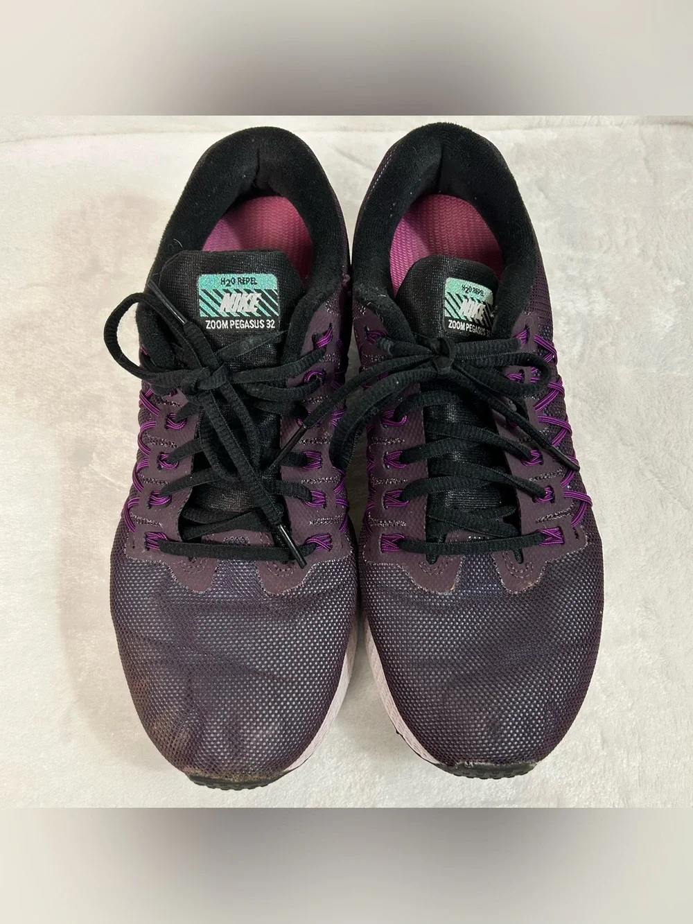 Nike Air Zoom Pegasus 32 Women's Sneakers Size 9 Purple Running Athletic - Picture 2 of 9